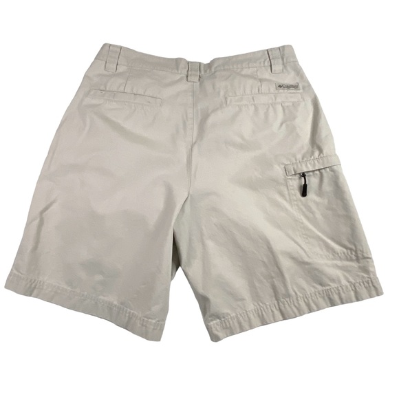 Columbia Sportswear Men's 36 Beige Khaki Cargo Cotton Shorts - Picture 7 of 12